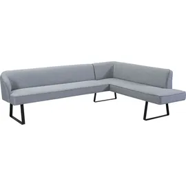 exxpo - sofa fashion Eckbank Americano, mit Keder und Metallfüßen, Bezug in verschiedenen Qualitäten,