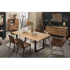 SIT Möbel Esstisch 180 x 75 x 100 cm braun/schwarz