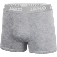 Jako Basic Boxershorts Grau-Meliert M 2er Pack