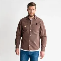 STIER Heavy Work Shirt Canvas bci cotton L Signature Brown