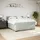 vidaXL Boxspringbett 180 x 200 cm Hellgrau