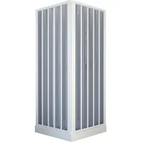 Forte Bari Eckdusche mit Falttür rechts 80 x 80 cm weiß