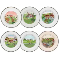 Villeroy & Boch Design Naif Brotteller 6-tlg. bunt