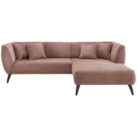 Wohnlandschaft Colori Rosa Cord