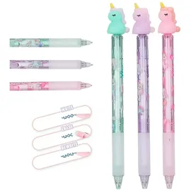 DEPESCHE Ylvi Radierbarer Gelstift mit Einhorn-Topper - Blindpack