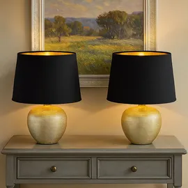 ETC Shop Tischleuchte Affen Weiß 2 St.