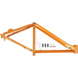 LANNADD 26 Zoll MTB Fahrrad Rahmensatz, 66 cm Aluminiumlegierung Fahrradrahmen, Interne Führung Mountainbike Rahmen MTB Fahrrad Rahmensatz Mountainbike Straßenfahrrad - Orange