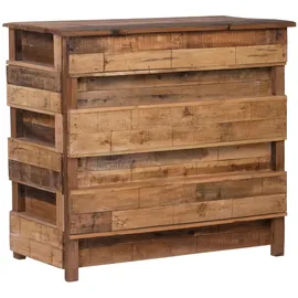 DESIGN DELIGHTS Barschrank Basta 150 x 100 x 50 cm Beige
