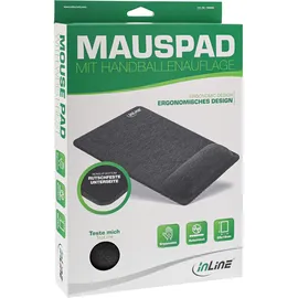 InLine Mauspad mit Handballenauflage Schwarz