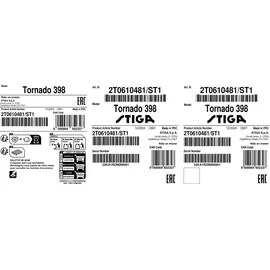 Stiga Rasentraktor Tornado 398 mit Seitenauswurf