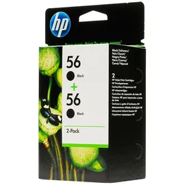 HP 56 schwarz 2er-Pack C9502AE
