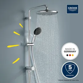 Grohe Vitalio Start System 250 Flex Duschsystem mit Kopf- & Handbrause