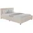 140 x 200 cm mit Matratze Beige
