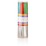 XanitaliaPro Colorful Abs Set 24 Kämme mit Eisenstiel 23 cm