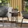 Outsunny Gartentisch Ø40 x 50 cm Schwarz