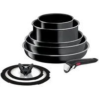 Ingenio L1709892 Kochgeschirr-Set, 8-teilig, Espresso, Family Set, Tefal – für alle Herde außer Induktion