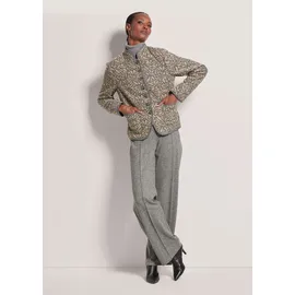 Madeleine Verkürzter Wollblazer mit Stehkragen, Taschen in taupe / graphit), | Gr.: 46