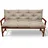 Beautissu Bankauflage 180 x 50 x 50 cm beige 1 St.