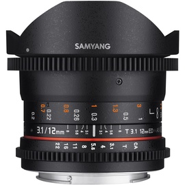 Samyang 12 mm T3,1 Fisheye ED AS NCS VDSLR Canon EF