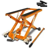 ConStands Motorradheber -Motorrad Hebebühne für Scherenheber Hydraulisch XL inkl. Distanzstöck