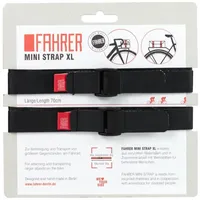 Fahrer Spanngurte Mini XL 70 x 2 cm schwarz 2 Stück