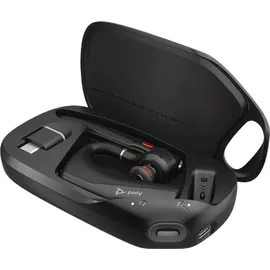 HP Poly Voyager Legend 50 UC for Business Schwarz - USB-C, Bluetooth, BT700 USB-C Adapter, Mikrofon NoiseBlockAI