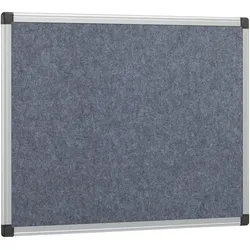 Bi-Office Feuerhemmende Filztafel grau 120x90cm
