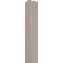 Andrewex Zaunpfosten 9 cm x 125 cm Grau/Holz