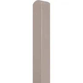 Andrewex Zaunpfosten 9 cm x 125 cm Grau/Holz