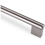SO-TECH® Möbelgriff Stangengriff G4 Edelstahloptik Ø 14 mm BA 192 - 1194 mm, Griff Schrankgriff Schubladengriff - incl. Schrauben silberfarben Bohrlochabstand: 192 mm