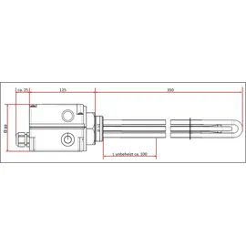nexol Elektroheizstab Warmwasserbereiter NEX R1 Heizpatrone 1,5 kW
