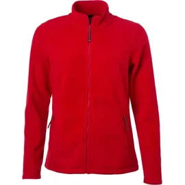 James & Nicholson Damen Microfleece Jacke Fleece-Jacke JN781 red 3XL
