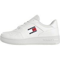 Tommy Hilfiger Retro Basket Herren Sneaker in Weiß, Größe 43 - Weiß