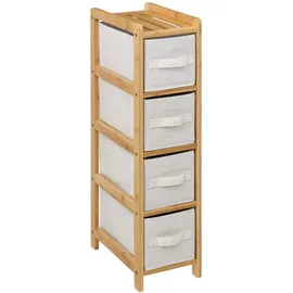 5five simply smart Feines Regal mit 4 Körben 4-tlg. braun