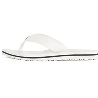 Tommy Hilfiger Damen Flip Flops Chain Print Elegant, Elfenbein (Ivory), 36