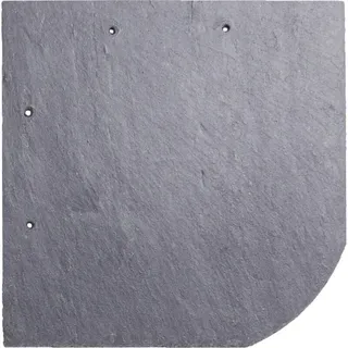 weitere - Naturschiefer Bogen 20x20cm anthrazit Schiefer Platte Dach Fassade gerundet
