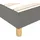 vidaXL Boxspringbettgestell Dunkelgrau 100x200 cm Stoff