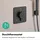 Hansgrohe Ecostat Comfort Q Duschthermostat Unterputz für 2 Verbraucher Brushed Black Chrome 33713340