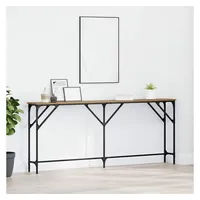 vidaXL Artisan Eiche Konsolentisch 180 x 23 x 75 cm braun