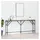 vidaXL Artisan Eiche Konsolentisch 180 x 23 x 75 cm braun