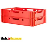 TSGPS Aufbewahrungskiste E1 60 x 40 cm 2-tlg. rot