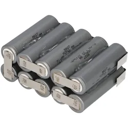 12V 2200mAh Akkupack Mignon Industrie-Akkus NiMH mit Lötfahne Modellbau