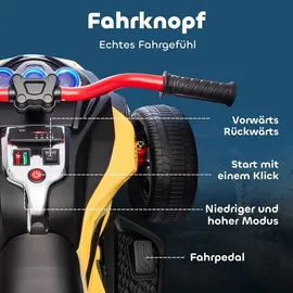 aiyaplay Elektroquad Kinder 12V Gelb (1-tlg)