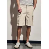 STREET ONE MEN Bermudas mit seitlichen Einschubtaschen beige 32