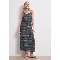 STREET ONE Midikleid Zick-Zack-Muster Blau 38