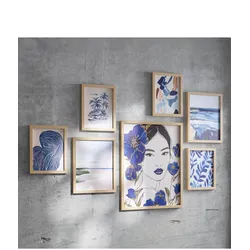 Bild, beige (farbe bild(er): blau, natur), T:2cm, Bilder