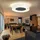 ETC Shop LED Deckenlampe 24W rund weiß beige