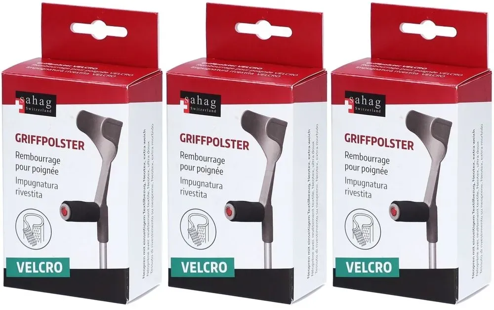 Sahag Neotex Griffkissen mit Klettverschluss, schwarz