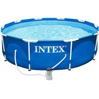 Intex Metal Frame Pool Set 305 x 76 cm inkl. Filterpumpe