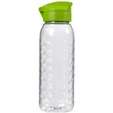 Curver Flasche Smart To Go Transparent/Grün 0,45 l